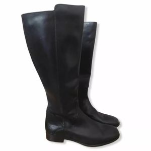 Frye Carly Black Knee Boots Size 7M